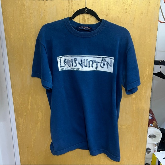 Louis Vuitton Deep Blue Knit Top
